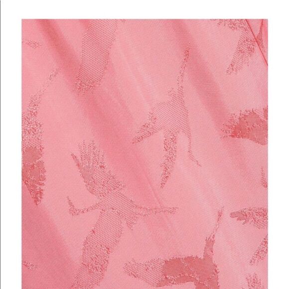 Maje Vala Jacquard Pink Blazer Bird Print Button Size S - Picture 13 of 13